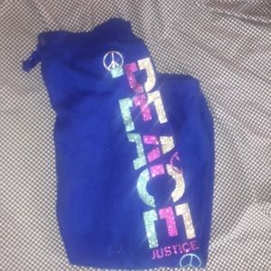 Justice sweat pants